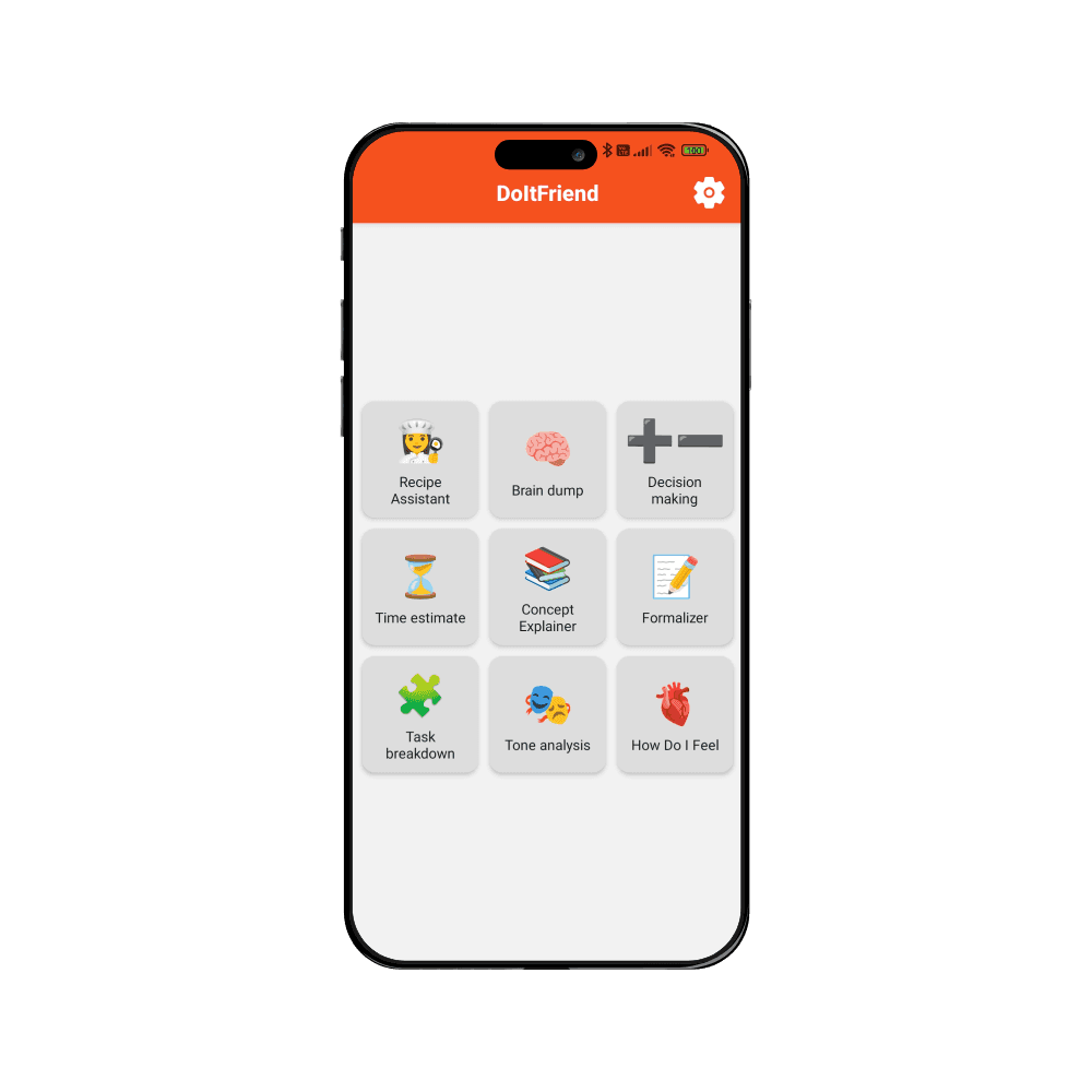 DoltFriend app demonstrated on a mobile phone